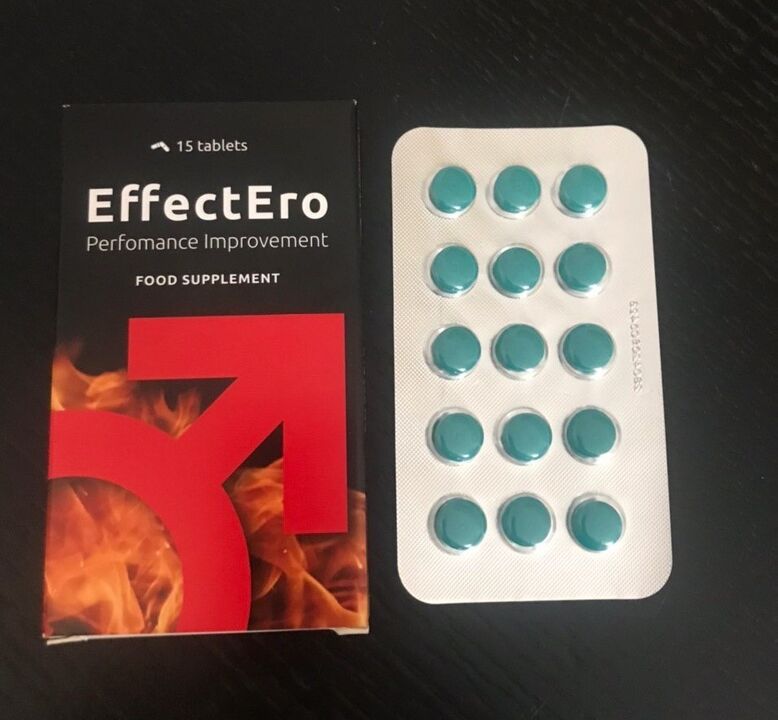 Photo de pilules améliorant la libido EffectEro, expérience d'application