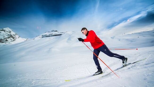 Pour skier